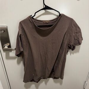 nuuds mocha Short Sleeve Crewneck Tee